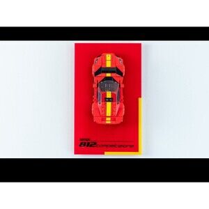 Display frame for LEGO Ferrari 812 Competizione By PLATE-IT